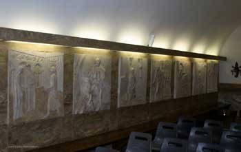 Panels of Hungarian Saints - West Wall - Hungarian Chapel of Our Lady