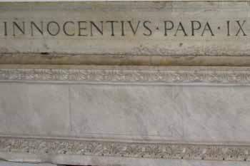Detail of the Sarcophagus of Innocent IX - Vatican Grottoes