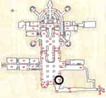 Map of the Vatican Grottoes