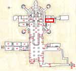Floorplan Map of the Grottoes beneath St Peter's