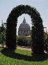 Dome of St Peter's from Vatican Gardens