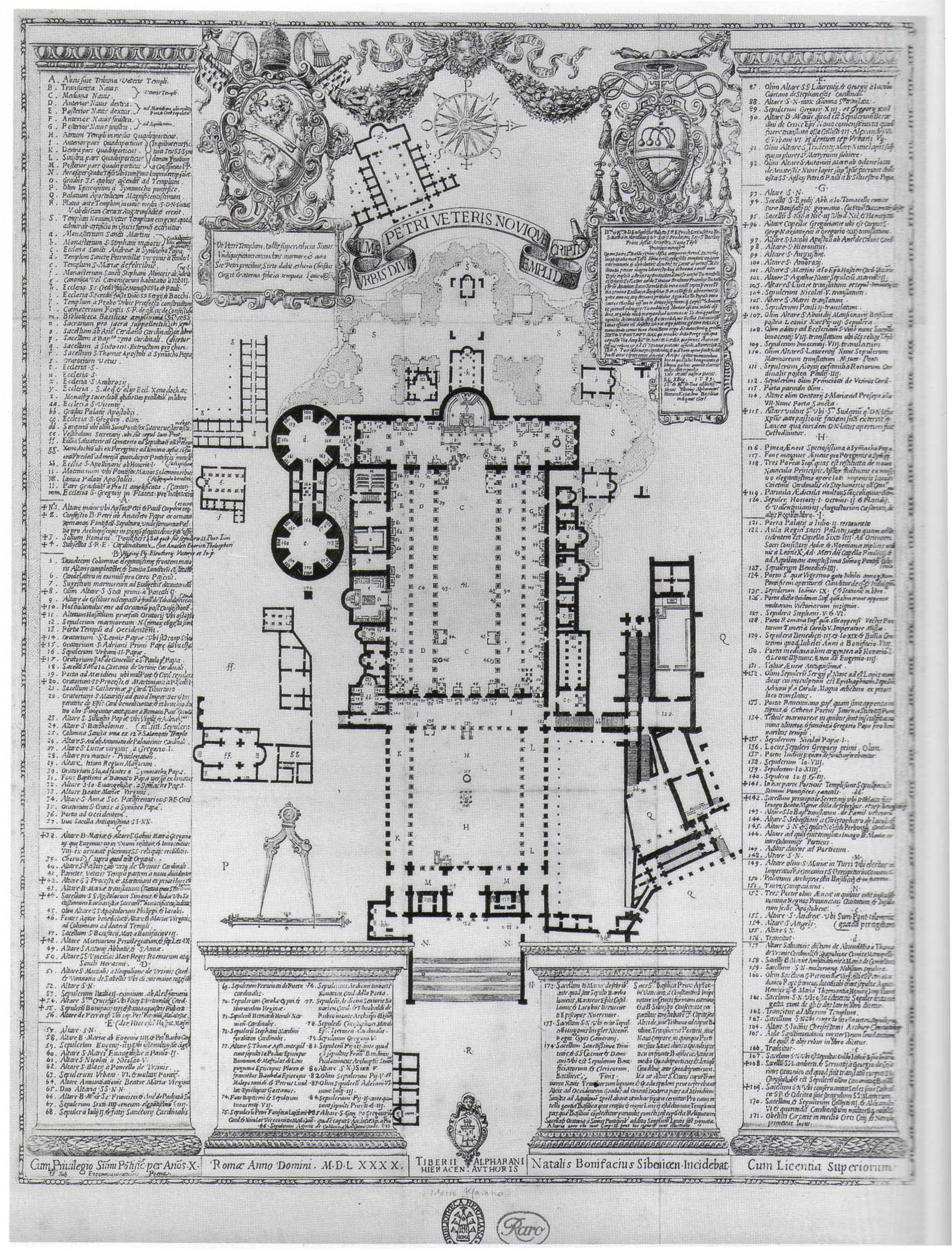 Floorplan St Peter S Basilica