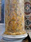 Brocatello Covered Column at the Navicella Altar