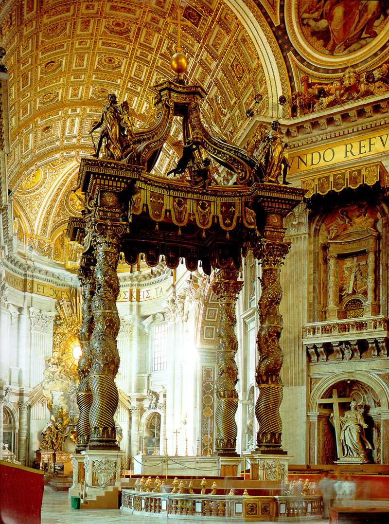 St. Peter's - Papal Altar & Baldacchino