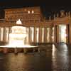 North Fountain - Lights in the Papal Apartment