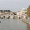 St Peter's Basilica from the Tiber River