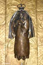Statue of the Madonna with Child behind the Altar in the Hungarian Chapel