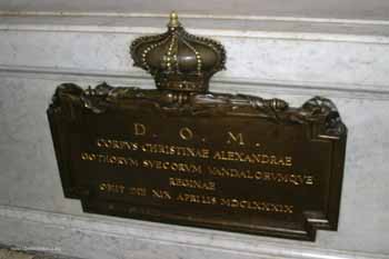 The Inscription on Queen Christina's Tomb