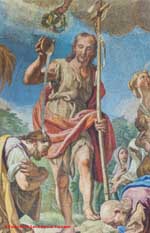 John the Baptist-Mosaic detail