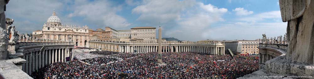 St Peter's Basilica and Square - John Paul II Funeral