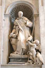 St Bruno statue by Michelangelo Slodtz, 1744