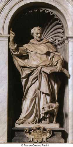 Photo of St Dominic from the Franco Cosimo Panini photo atlas of St Peter's