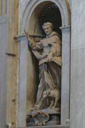 St Dominic statue by Pierre Le Gros, 1706