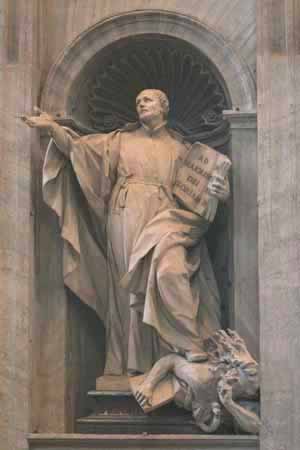 St Ignatius of Loyola Founder Statue in St Peter's Basilica