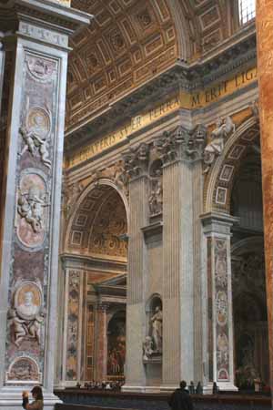 St John de la Salle in the Upper Niche - St Peter's Basilica