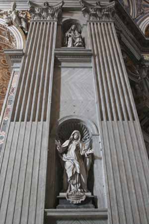 St Juliana Falconieri on the Left Transept side of the Veronica Pier