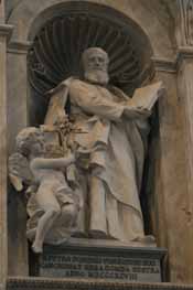 St Peter Fourier statue by Louis Noel Nicoli, 1899