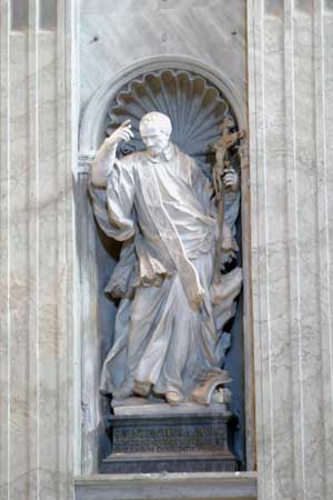 St Vincent de Paul Founder Statue